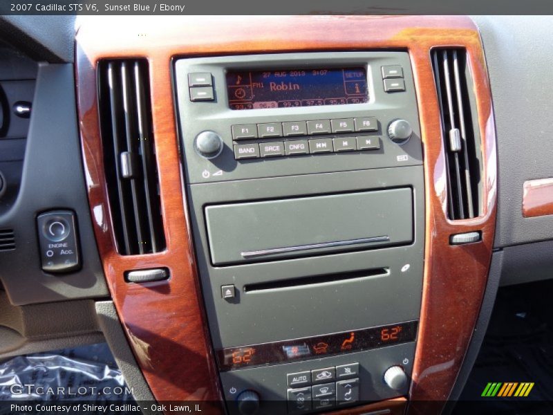 Sunset Blue / Ebony 2007 Cadillac STS V6