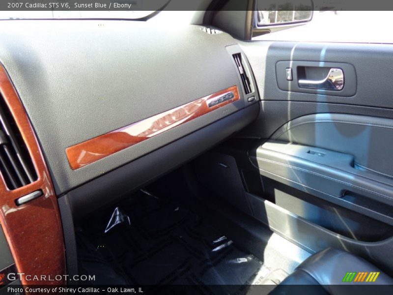 Sunset Blue / Ebony 2007 Cadillac STS V6