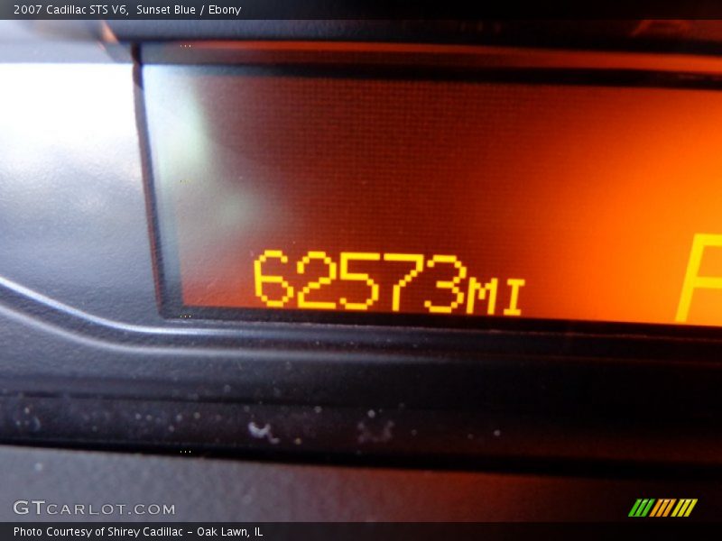 Sunset Blue / Ebony 2007 Cadillac STS V6