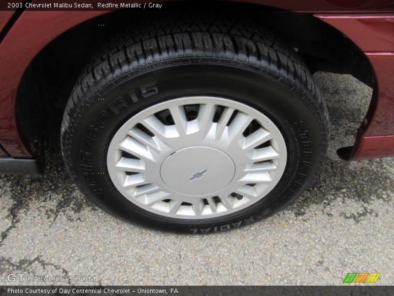 Redfire Metallic / Gray 2003 Chevrolet Malibu Sedan