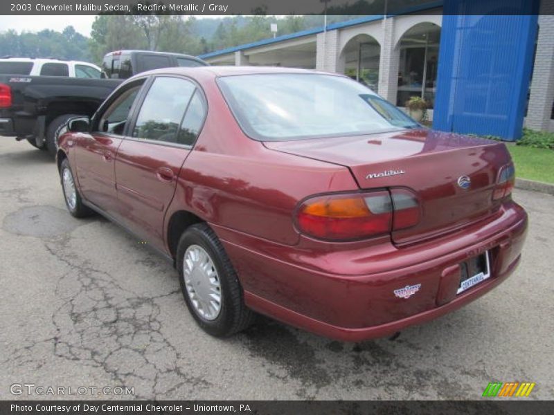 Redfire Metallic / Gray 2003 Chevrolet Malibu Sedan