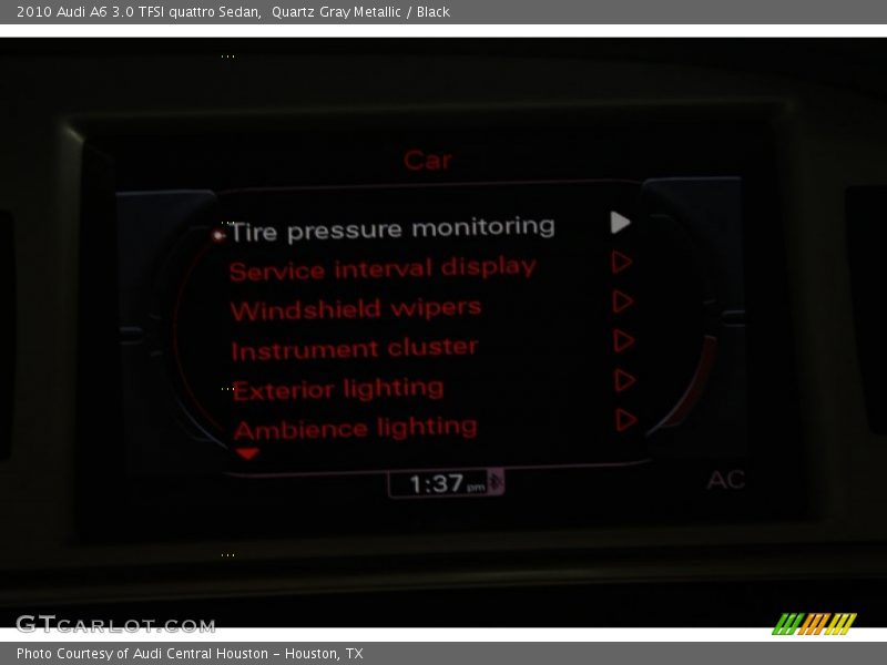 Quartz Gray Metallic / Black 2010 Audi A6 3.0 TFSI quattro Sedan