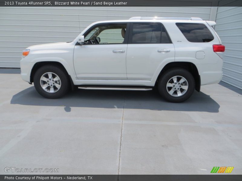 Blizzard White Pearl / Sand Beige Leather 2013 Toyota 4Runner SR5