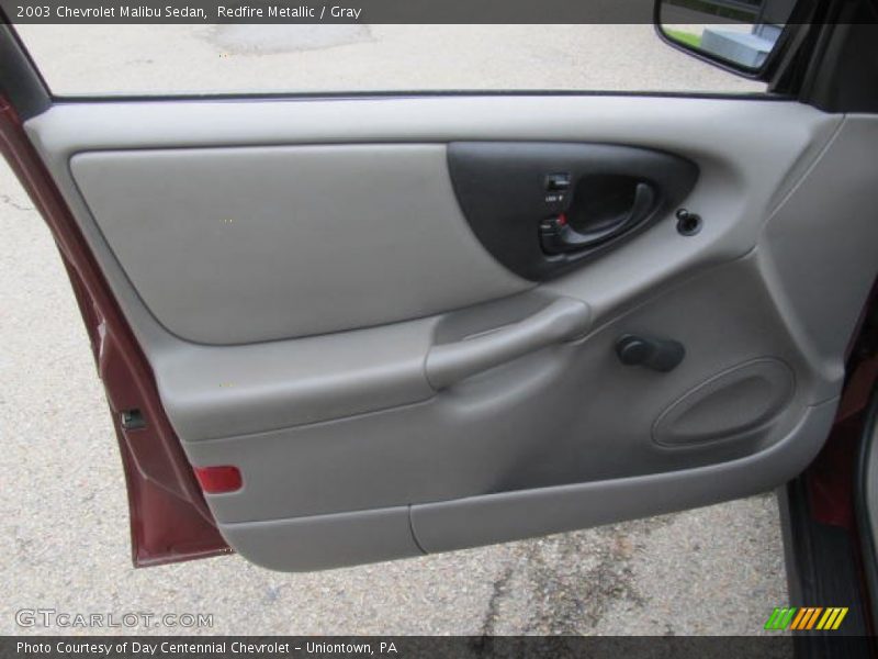Redfire Metallic / Gray 2003 Chevrolet Malibu Sedan