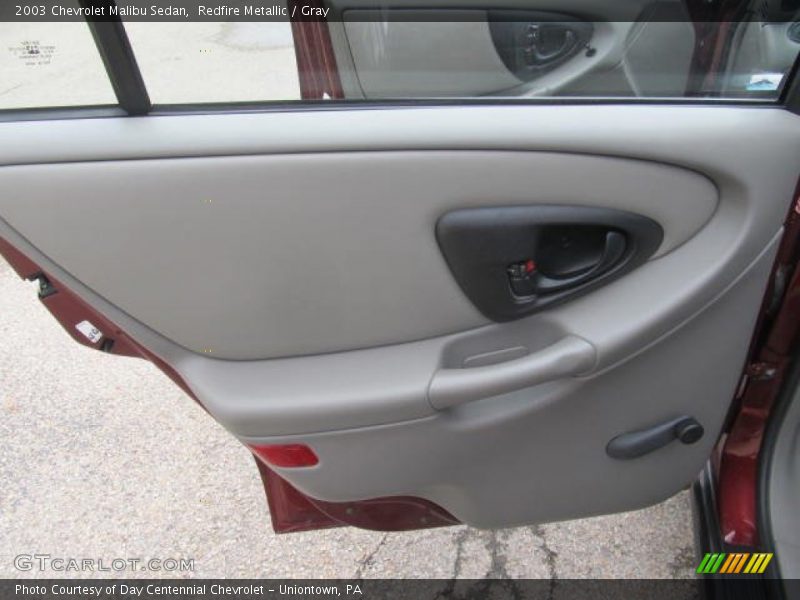 Redfire Metallic / Gray 2003 Chevrolet Malibu Sedan