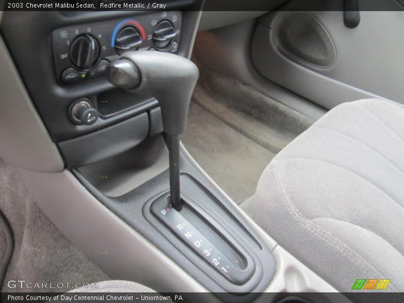Redfire Metallic / Gray 2003 Chevrolet Malibu Sedan