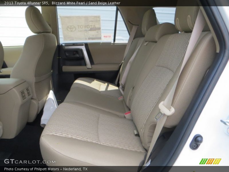Blizzard White Pearl / Sand Beige Leather 2013 Toyota 4Runner SR5