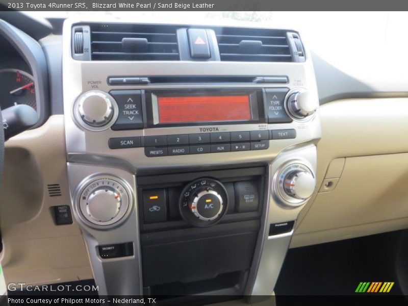 Blizzard White Pearl / Sand Beige Leather 2013 Toyota 4Runner SR5
