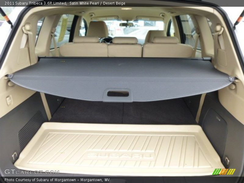 Satin White Pearl / Desert Beige 2011 Subaru Tribeca 3.6R Limited