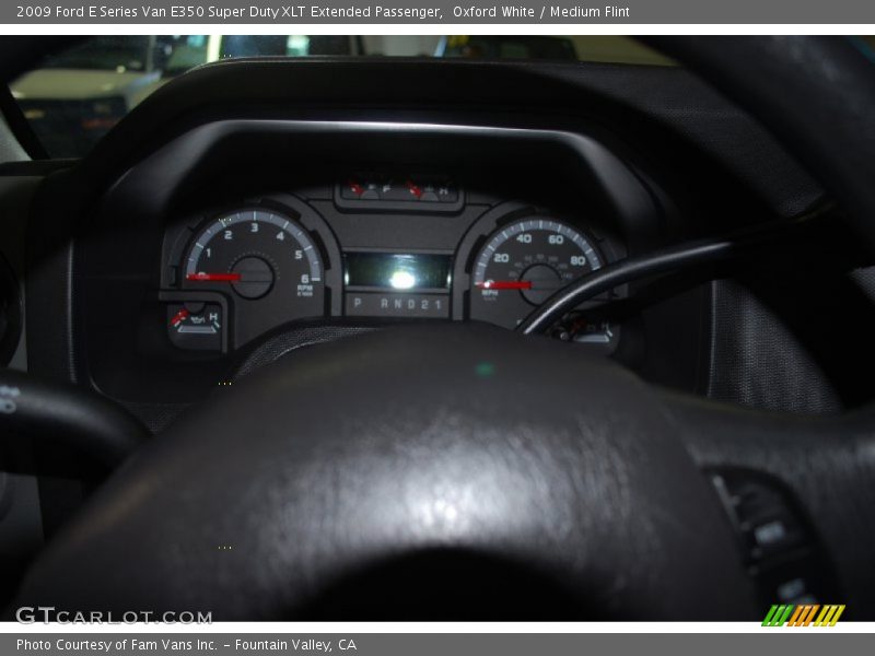 Oxford White / Medium Flint 2009 Ford E Series Van E350 Super Duty XLT Extended Passenger