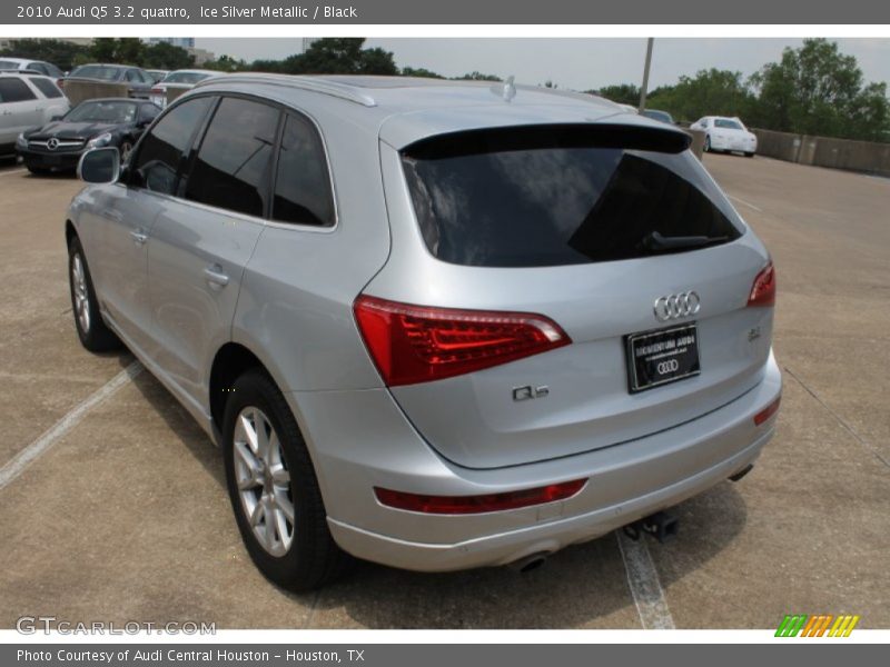 Ice Silver Metallic / Black 2010 Audi Q5 3.2 quattro