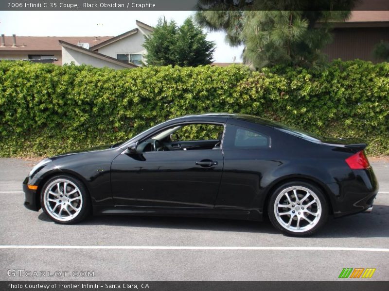 Black Obsidian / Graphite 2006 Infiniti G 35 Coupe