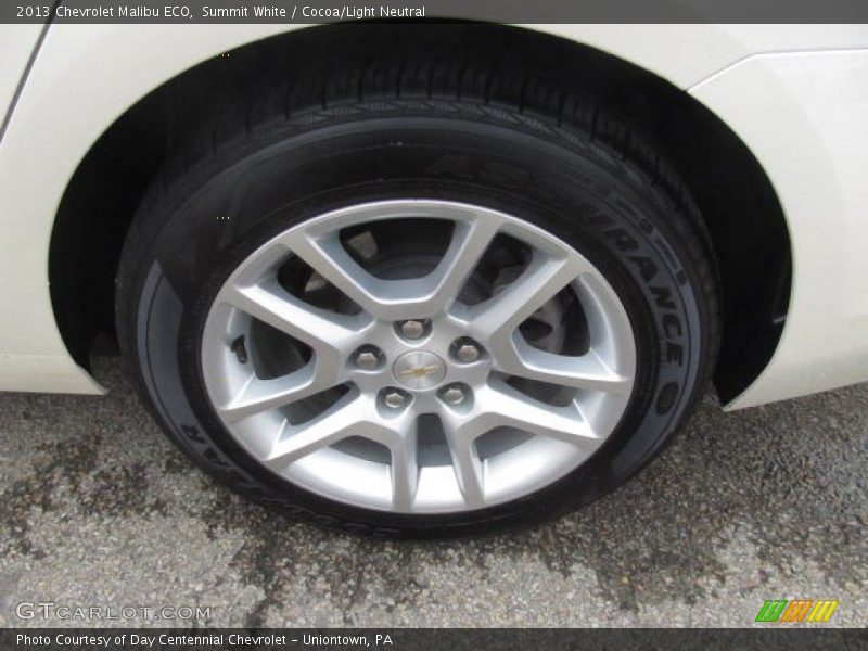 Summit White / Cocoa/Light Neutral 2013 Chevrolet Malibu ECO