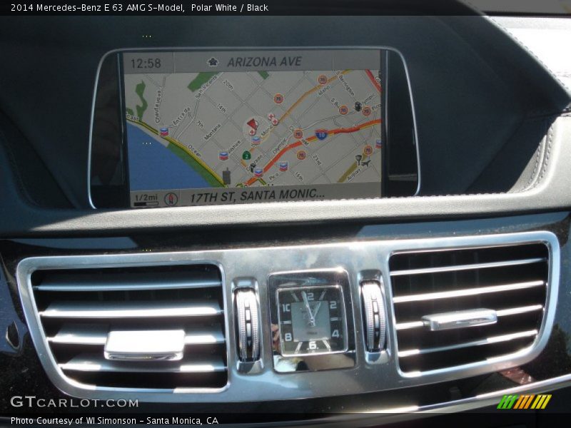 Navigation of 2014 E 63 AMG S-Model