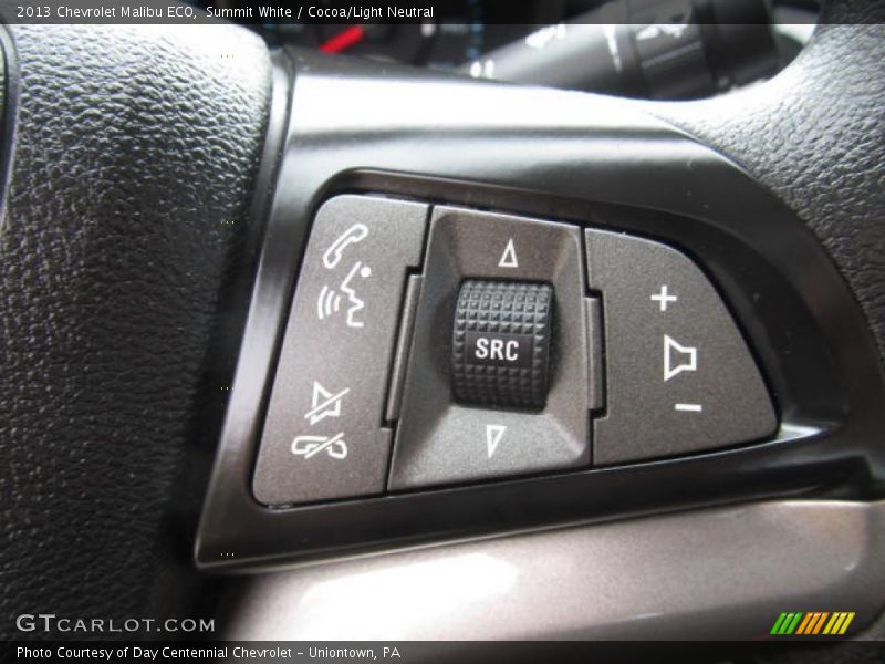 Summit White / Cocoa/Light Neutral 2013 Chevrolet Malibu ECO