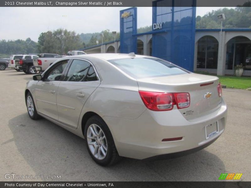 Champagne Silver Metallic / Jet Black 2013 Chevrolet Malibu LT