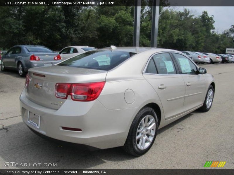 Champagne Silver Metallic / Jet Black 2013 Chevrolet Malibu LT