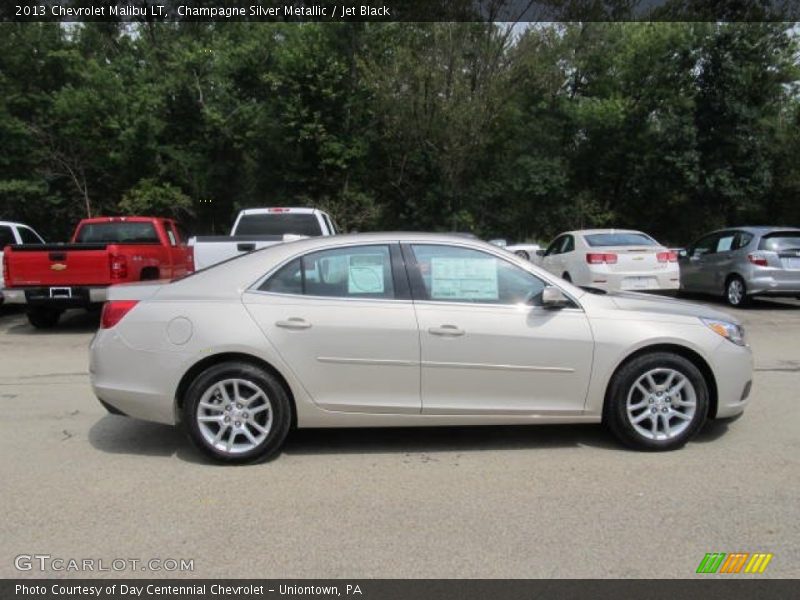 Champagne Silver Metallic / Jet Black 2013 Chevrolet Malibu LT