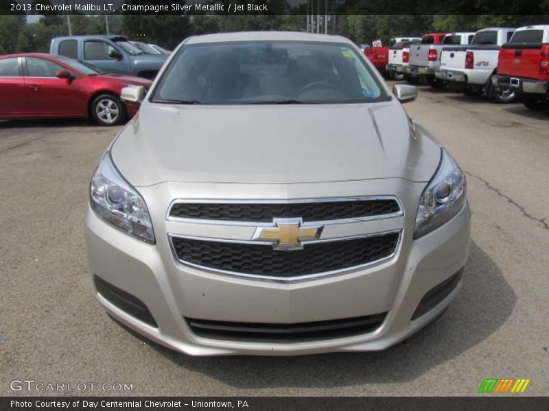 Champagne Silver Metallic / Jet Black 2013 Chevrolet Malibu LT