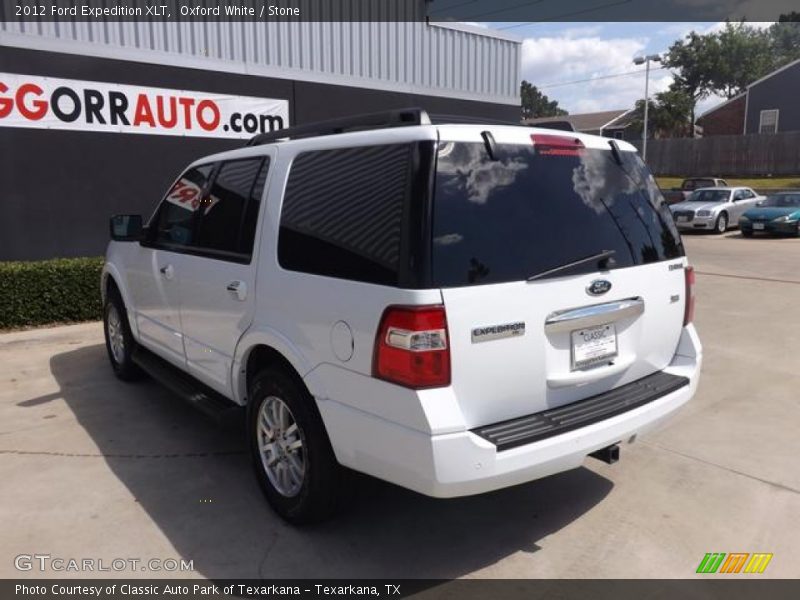 Oxford White / Stone 2012 Ford Expedition XLT