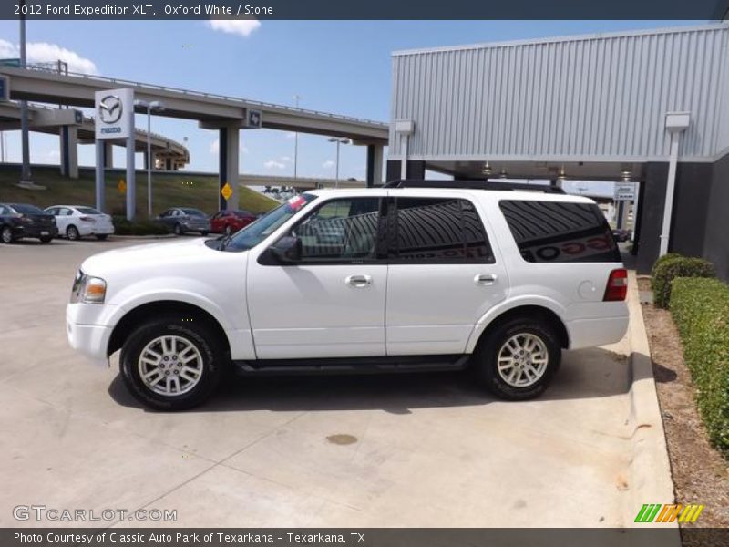 Oxford White / Stone 2012 Ford Expedition XLT
