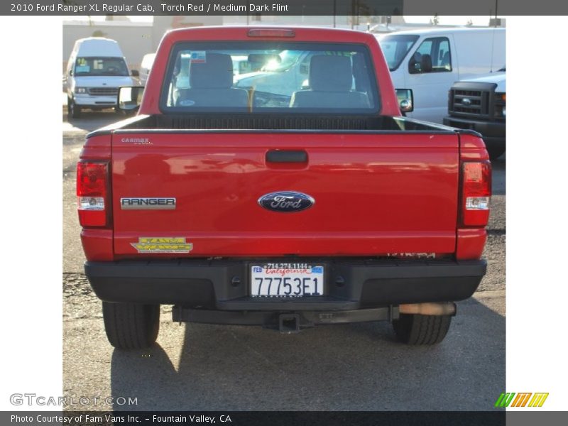 Torch Red / Medium Dark Flint 2010 Ford Ranger XL Regular Cab