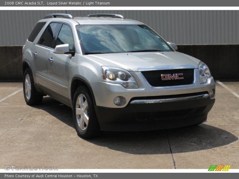 Liquid Silver Metallic / Light Titanium 2008 GMC Acadia SLT