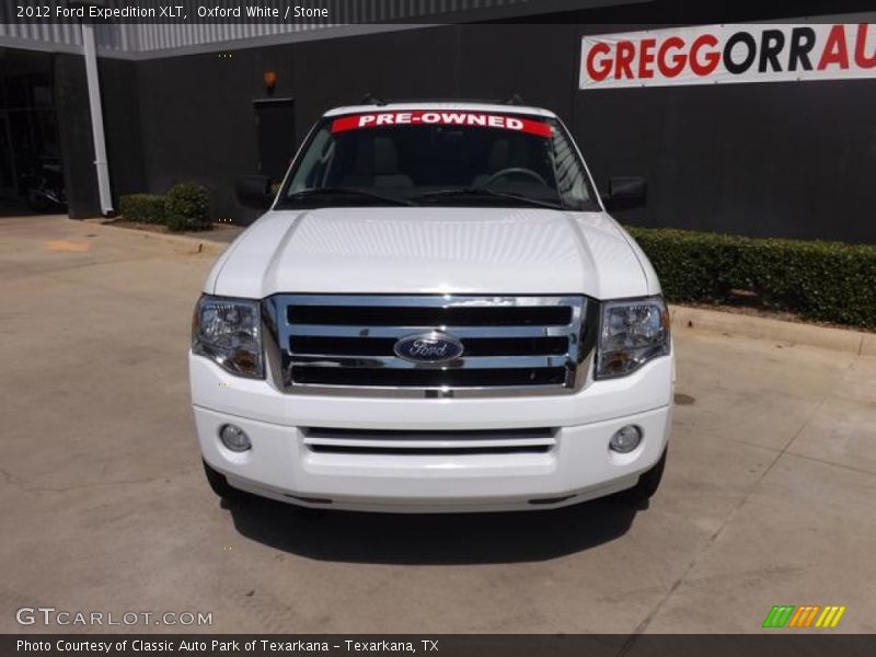 Oxford White / Stone 2012 Ford Expedition XLT