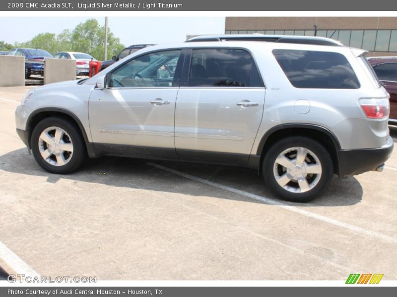 Liquid Silver Metallic / Light Titanium 2008 GMC Acadia SLT