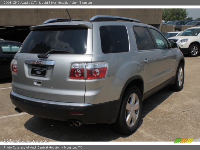 Liquid Silver Metallic / Light Titanium 2008 GMC Acadia SLT