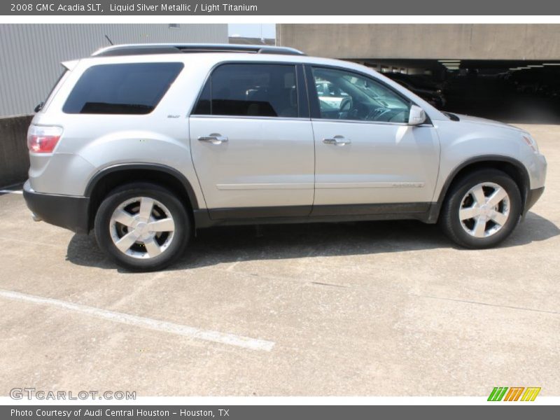 Liquid Silver Metallic / Light Titanium 2008 GMC Acadia SLT