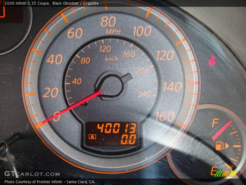 Black Obsidian / Graphite 2006 Infiniti G 35 Coupe