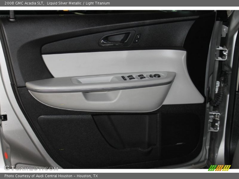 Liquid Silver Metallic / Light Titanium 2008 GMC Acadia SLT