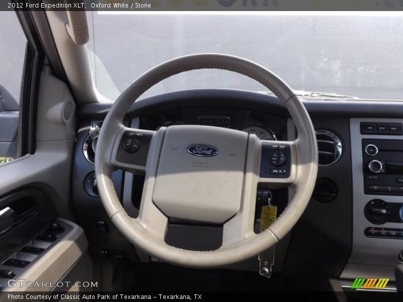 Oxford White / Stone 2012 Ford Expedition XLT