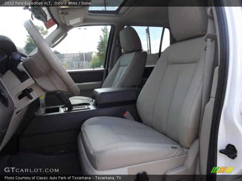 Oxford White / Stone 2012 Ford Expedition XLT