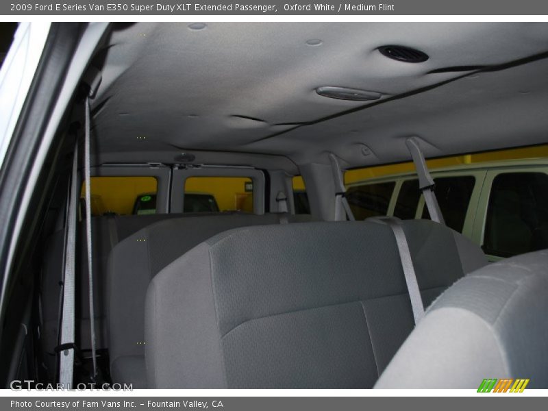 Oxford White / Medium Flint 2009 Ford E Series Van E350 Super Duty XLT Extended Passenger