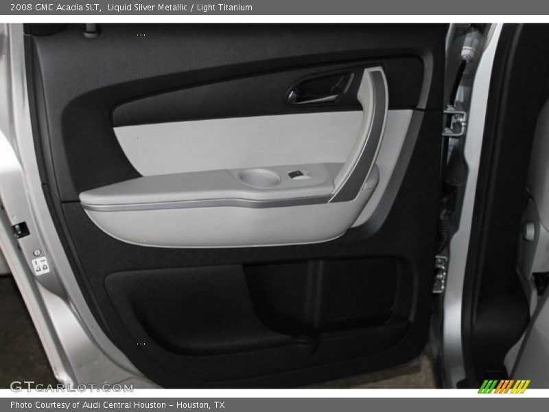 Liquid Silver Metallic / Light Titanium 2008 GMC Acadia SLT