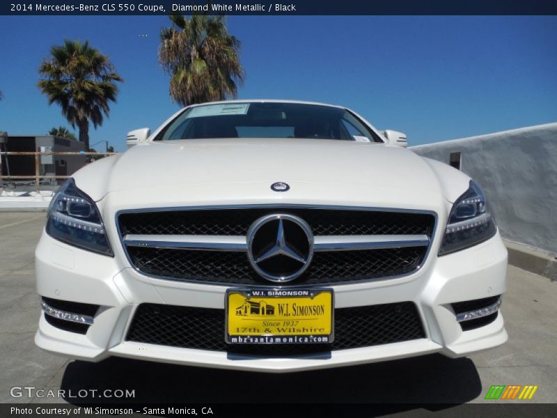 Diamond White Metallic / Black 2014 Mercedes-Benz CLS 550 Coupe