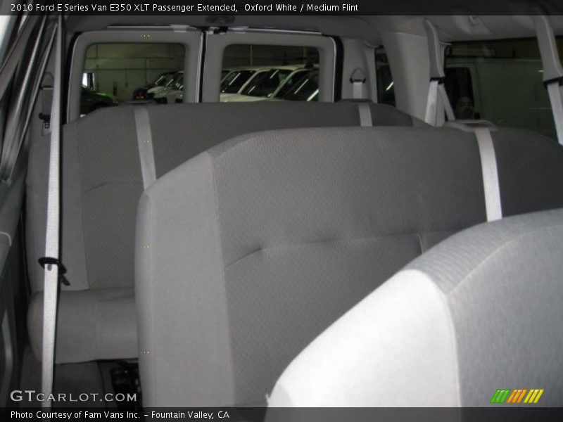 Oxford White / Medium Flint 2010 Ford E Series Van E350 XLT Passenger Extended