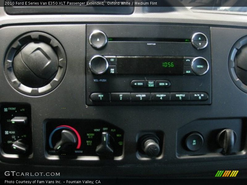 Oxford White / Medium Flint 2010 Ford E Series Van E350 XLT Passenger Extended