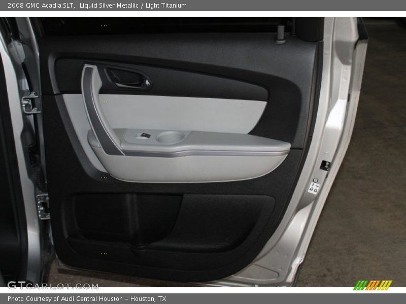 Liquid Silver Metallic / Light Titanium 2008 GMC Acadia SLT
