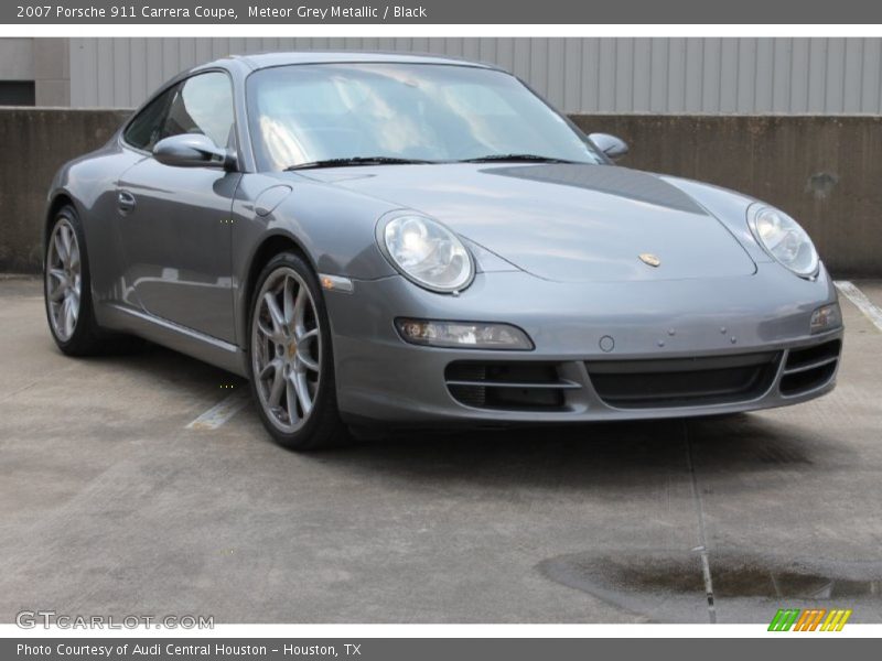 Meteor Grey Metallic / Black 2007 Porsche 911 Carrera Coupe