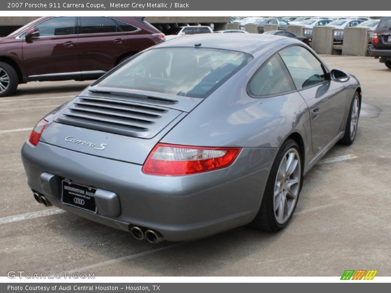 Meteor Grey Metallic / Black 2007 Porsche 911 Carrera Coupe