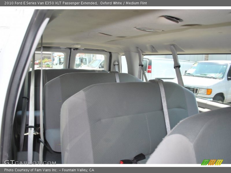 Oxford White / Medium Flint 2010 Ford E Series Van E350 XLT Passenger Extended