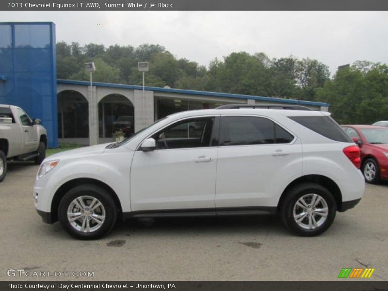 Summit White / Jet Black 2013 Chevrolet Equinox LT AWD