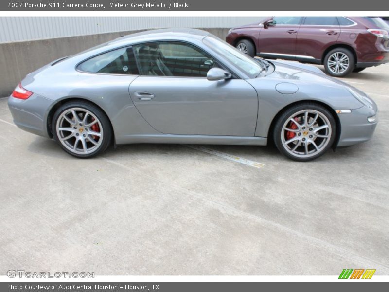 Meteor Grey Metallic / Black 2007 Porsche 911 Carrera Coupe