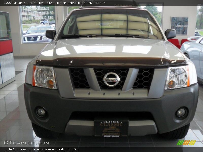 Silver Lightning Metallic / Steel/Graphite 2007 Nissan Xterra SE 4x4