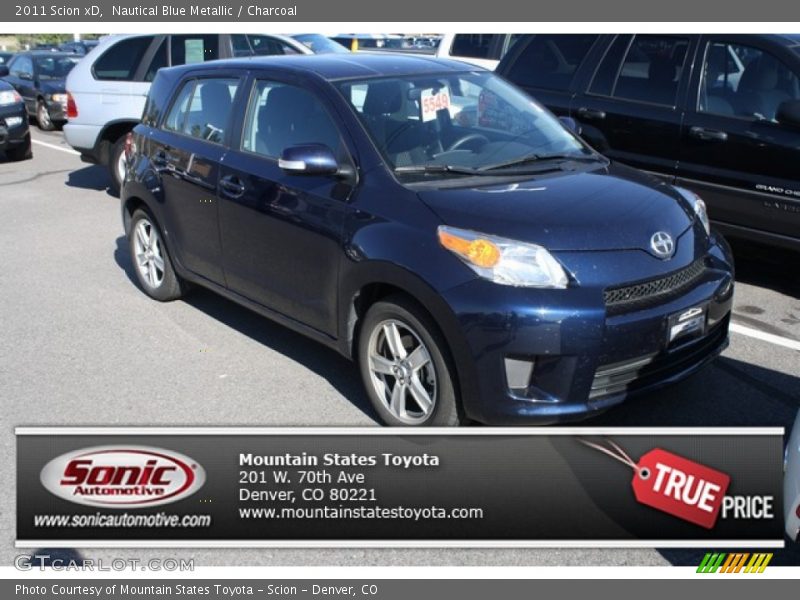 Nautical Blue Metallic / Charcoal 2011 Scion xD