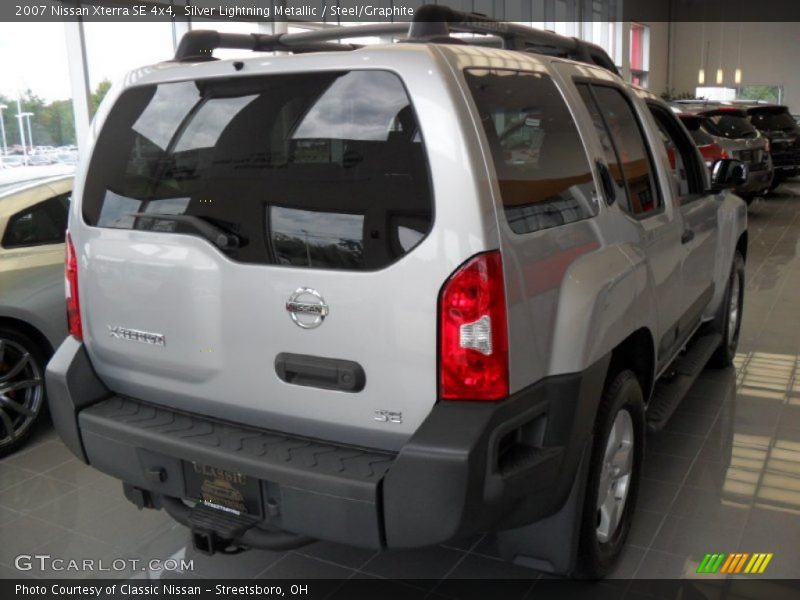 Silver Lightning Metallic / Steel/Graphite 2007 Nissan Xterra SE 4x4