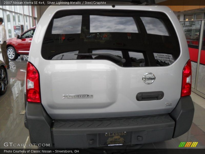 Silver Lightning Metallic / Steel/Graphite 2007 Nissan Xterra SE 4x4